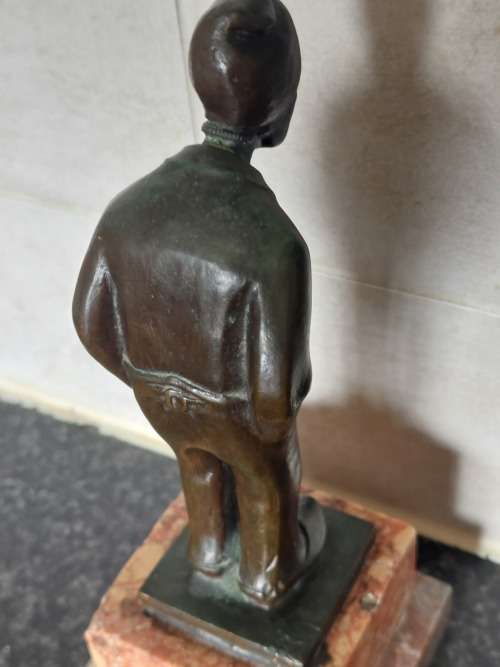 Wow!! Antique Dutch bronze signed J.V. circa 1900