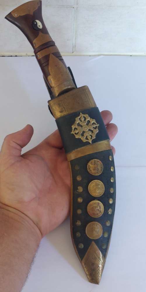 Wow!! Large Vintage Nepal Kukuri dagger Value R3500