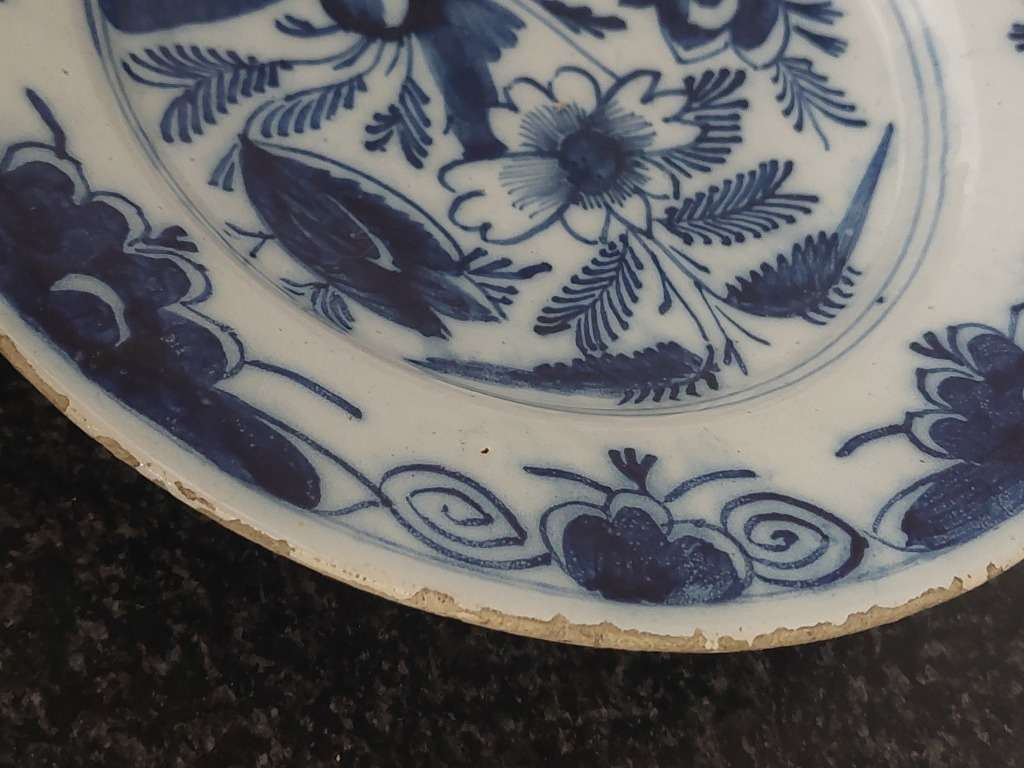 Rare!! 18th century Delft plate circa 1780`s Value R3500