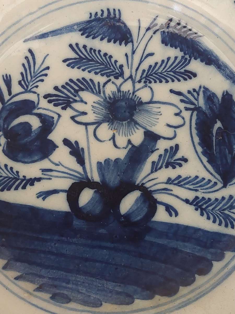 Rare!! 18th century Delft plate circa 1780`s Value R3500