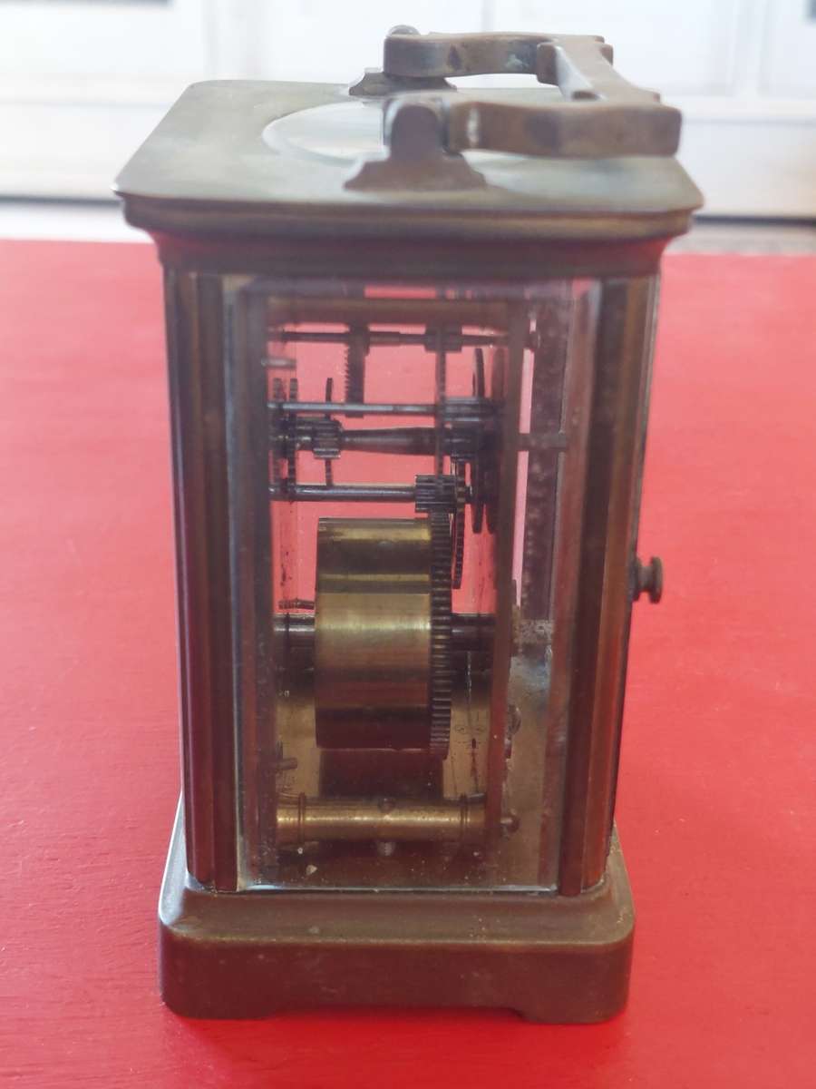 Antique Richard & co brass carriage clock Value R2500