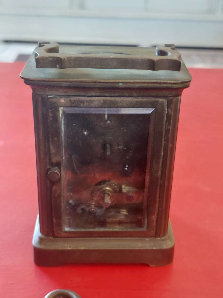 Antique Richard & co brass carriage clock Value R2500