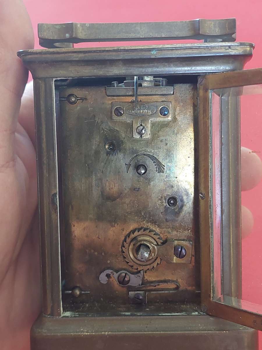 Antique Richard & co brass carriage clock Value R2500