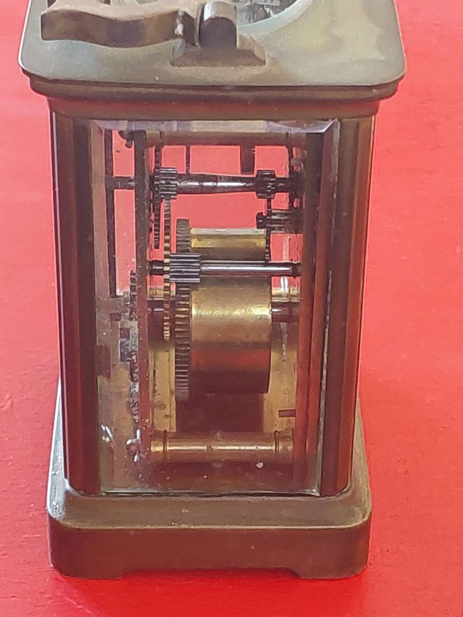 Antique Richard & co brass carriage clock Value R2500