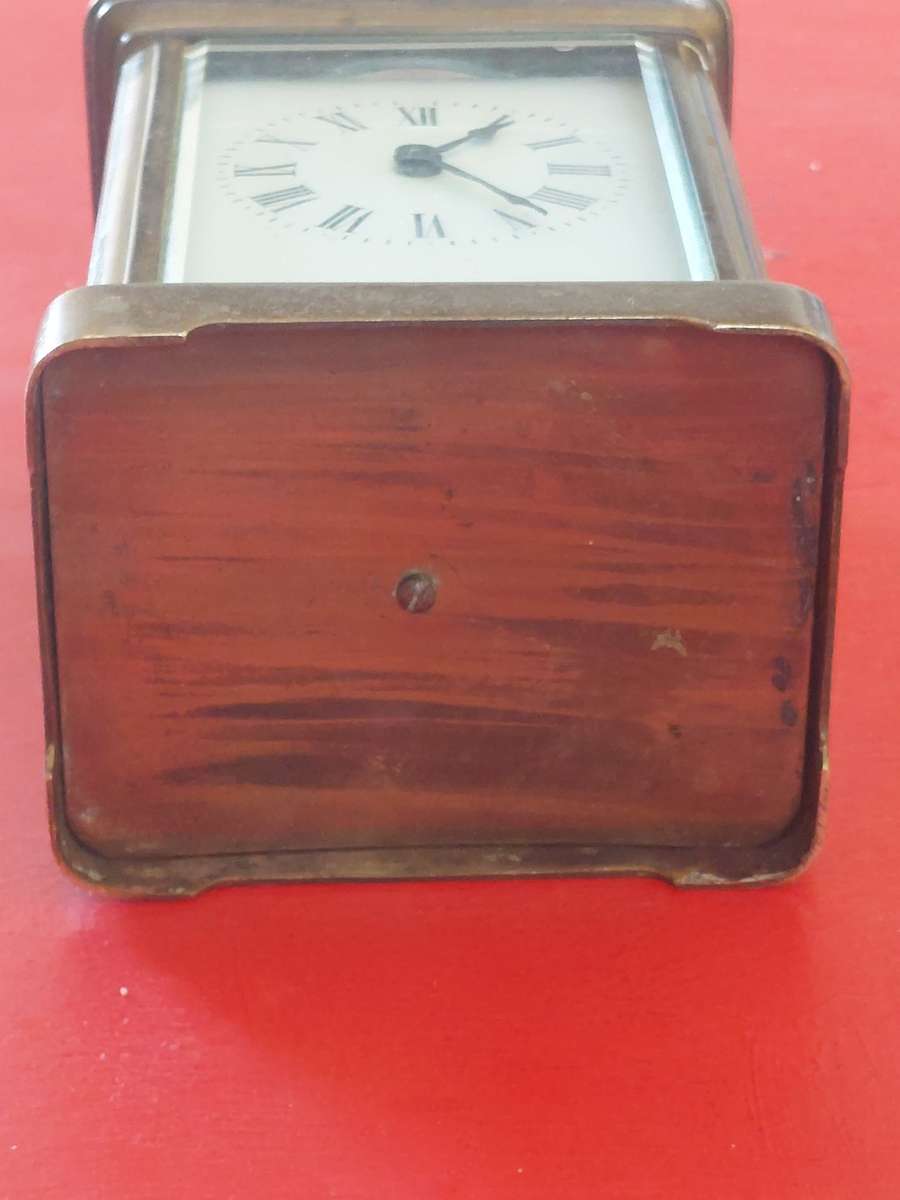 Antique Richard & co brass carriage clock Value R2500