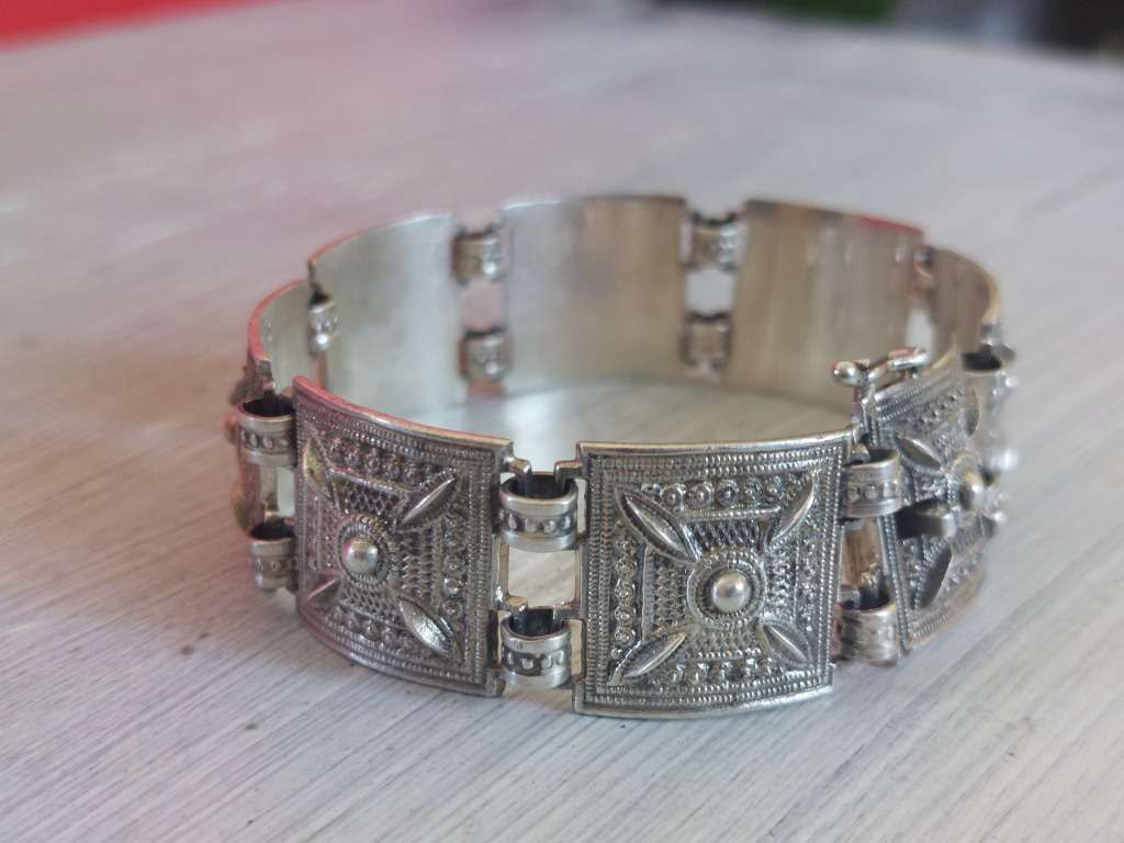1930`s Blachian Antik Schmuck (BAS/GAS) 935 Austrian silver bracelet 43,6g Value R4500