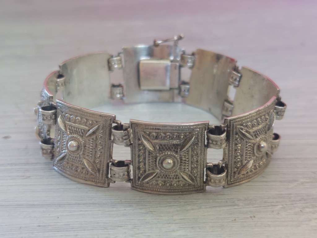 1930`s Blachian Antik Schmuck (BAS/GAS) 935 Austrian silver bracelet 43,6g Value R4500