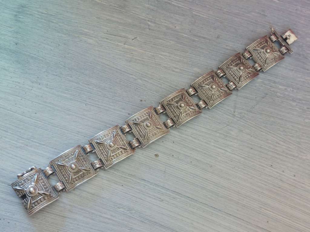 1930`s Blachian Antik Schmuck (BAS/GAS) 935 Austrian silver bracelet 43,6g Value R4500