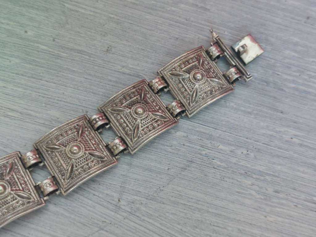 1930`s Blachian Antik Schmuck (BAS/GAS) 935 Austrian silver bracelet 43,6g Value R4500