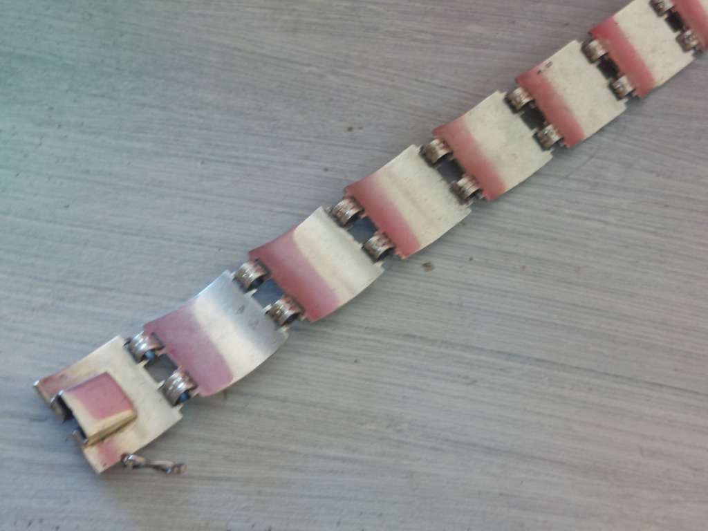 1930`s Blachian Antik Schmuck (BAS/GAS) 935 Austrian silver bracelet 43,6g Value R4500