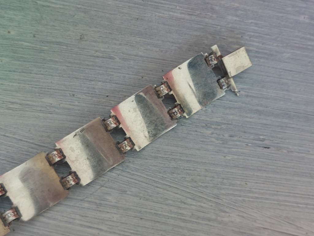 1930`s Blachian Antik Schmuck (BAS/GAS) 935 Austrian silver bracelet 43,6g Value R4500