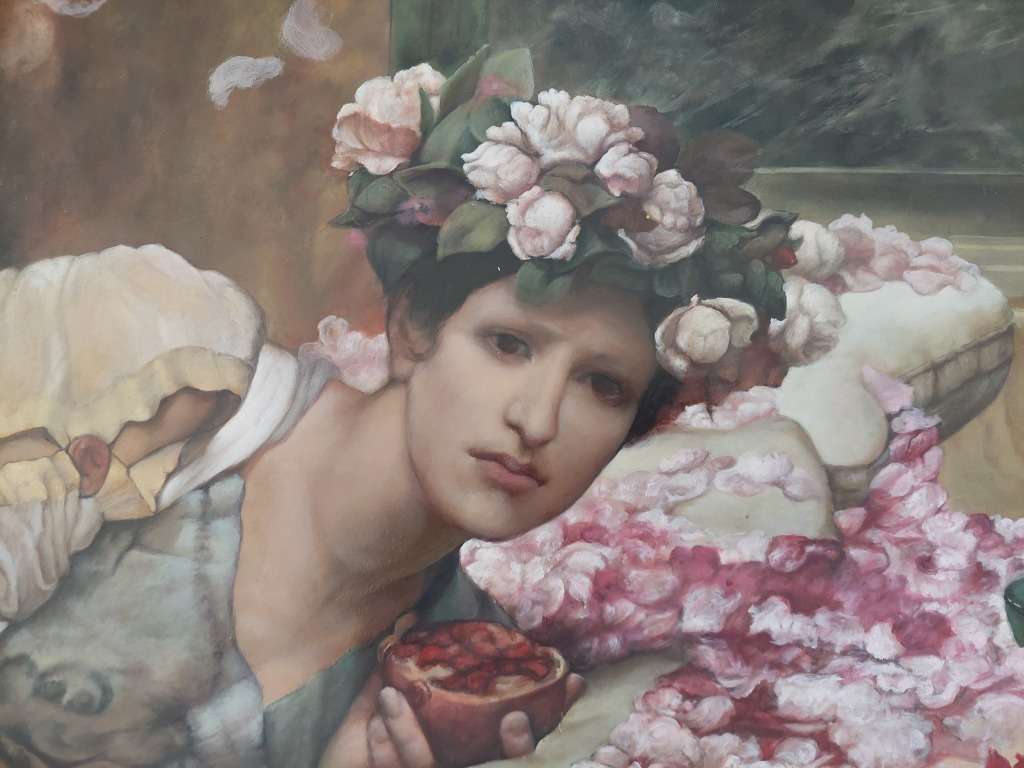 Phenomenal!! oil on board signed E.R. 790 x 610mm amazing detail!!