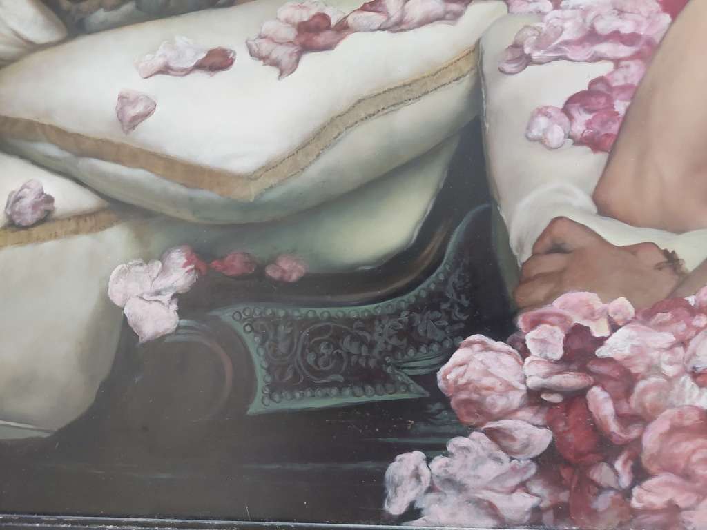 Phenomenal!! oil on board signed E.R. 790 x 610mm amazing detail!!