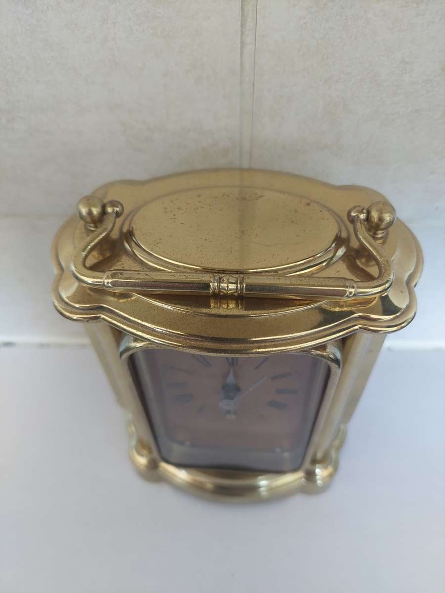 Very Rare!! 1890`s Ansonia Peep O Time Carriage clock 100% working!! Value R3500