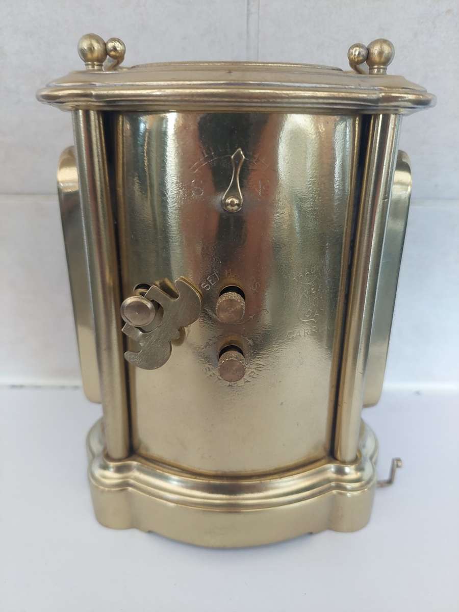 Very Rare!! 1890`s Ansonia Peep O Time Carriage clock 100% working!! Value R3500