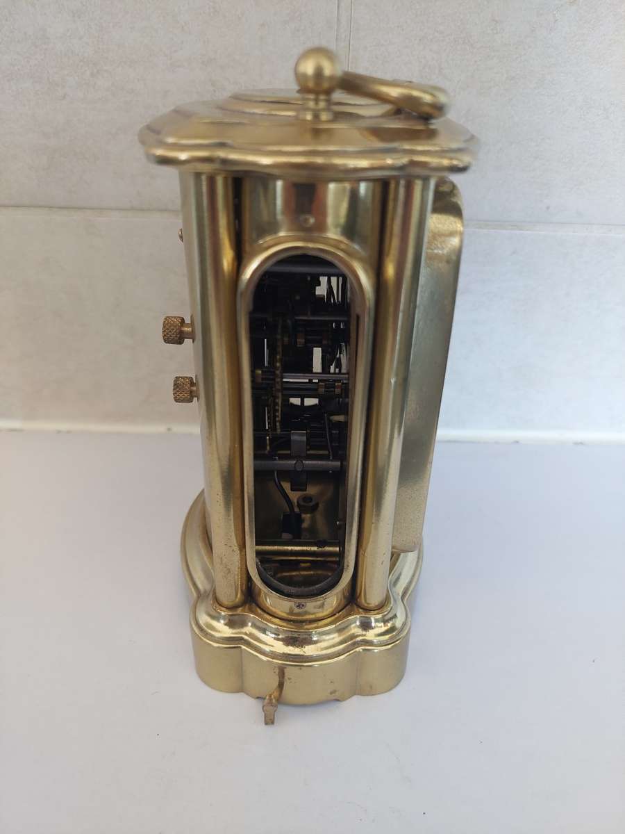 Very Rare!! 1890`s Ansonia Peep O Time Carriage clock 100% working!! Value R3500