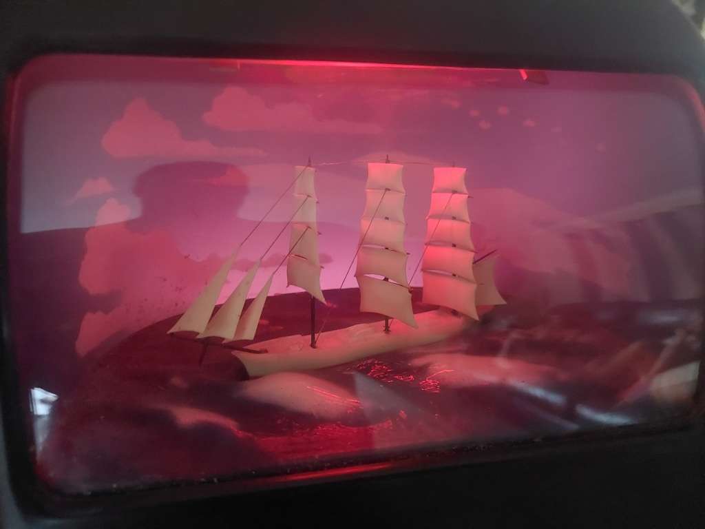 Rare! Art Deco Bakelite Vitascope electric illuminated ship clock Value R9500