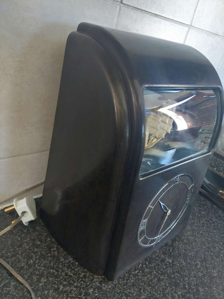 Rare! Art Deco Bakelite Vitascope electric illuminated ship clock Value R9500