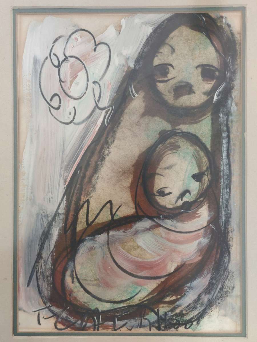 Investment!! 1980`s Claerhout oil mixed media 305 x 210mm Value R4500