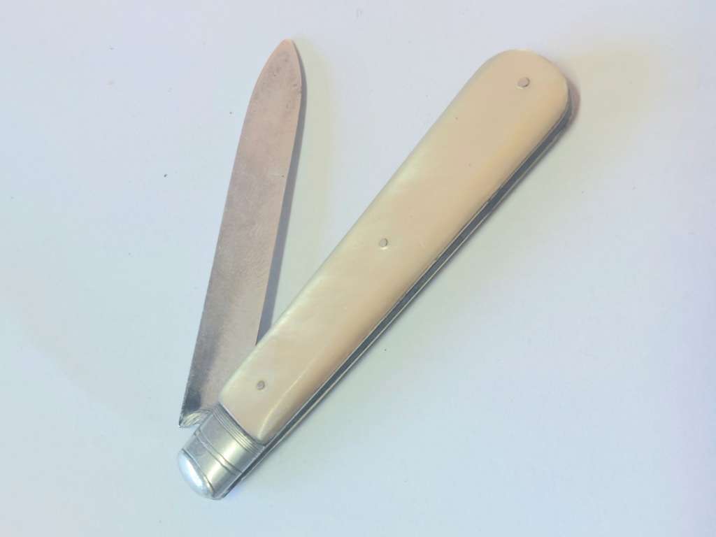 Wow!! 1900 Sheffield silver pocket knife 20,8g  Wow!!