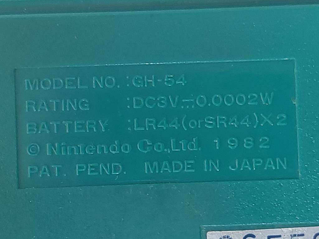 Wow!! 1982 Nintendo Green House game 100% working