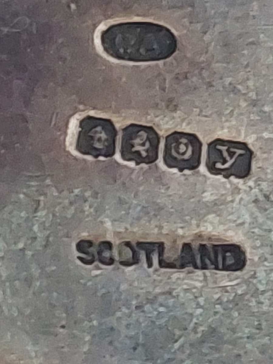 Large Scottish 1947 Glascow silver kilt brooch 19,7g wow!!