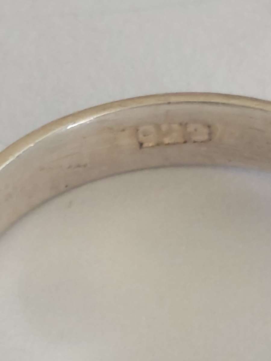 Vintage sterling silver moonstone ring 2,8g