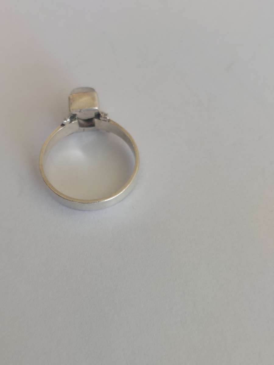 Vintage sterling silver moonstone ring 2,8g