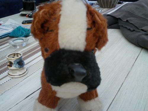 Early Merrythought stuffed dog