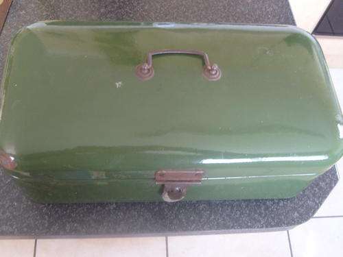 1920's ENAMEL BREAD TIN