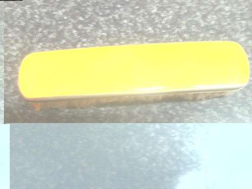 Beautiful enameled sterling silver brush(rare colour)