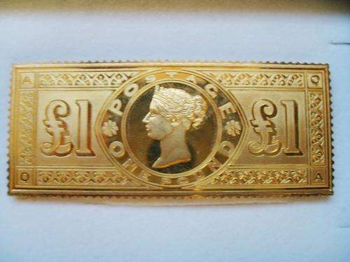 BEAUTIFUL!! 1 POUND HALLMARKED STERLING SILVER STAMP THE ROYAL COLLECTION