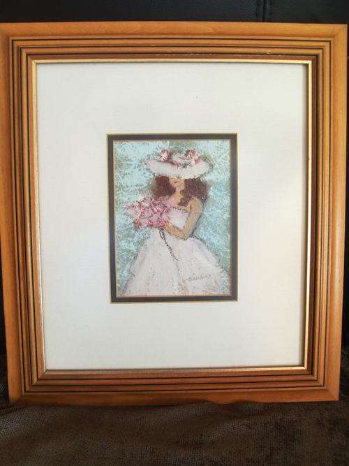 BEAUTIFUL!!! ELAIN BRITZ MIXED MEDIA PAINTING SA PAINTER