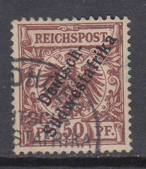 B180101 GSWA Germany South West Africa Sacc 12 1898 VFU