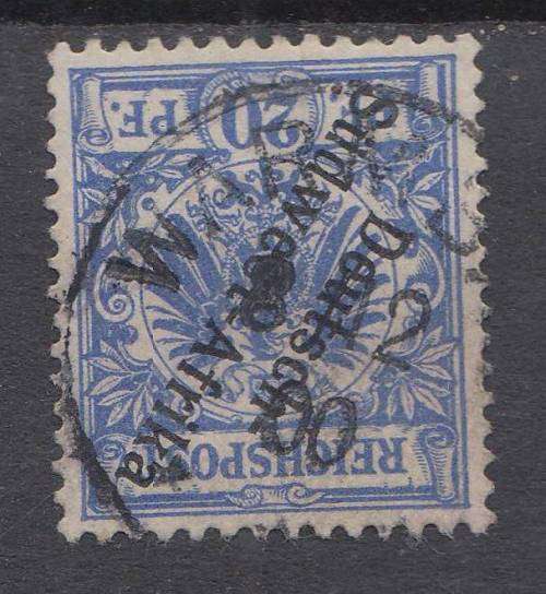 B180101 WARMBAD = GSWA Germany South West Africa Sacc 4 1897  VFU