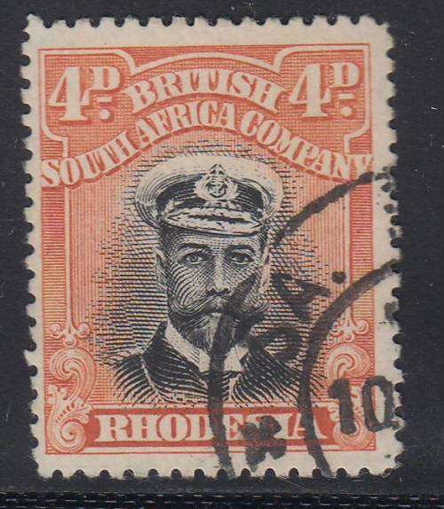 B170611 BSAC Rhodesia 1913 SG 211 Perf 15 cat £30