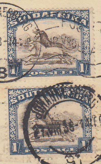 B1607131 POST EARLY for Quick Delivery South Africa 1938 nice canceller