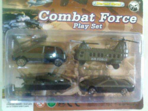 4 Piece DIE CAST combat force play set