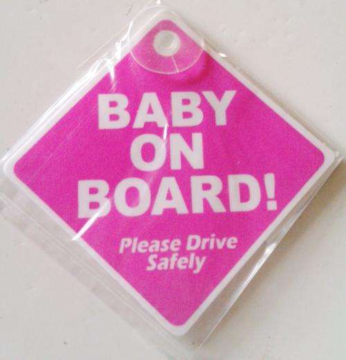 Baby on board - Pink