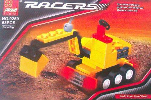 68 Piece lego (100 % compatable) RACERS - GRADER