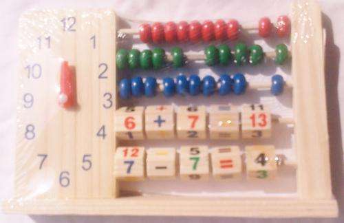 Educational Wooden Abucus, great learning tool. Strong, Durable and Colourfull.