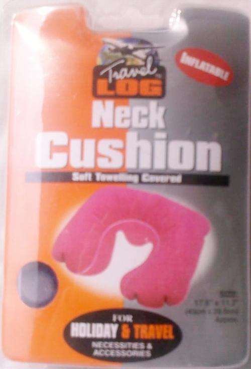 Inflateble Travel Pillow. Take it with you anywhere, small and compact,yet it works like a bomb!!!