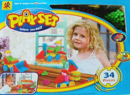 Playset!!! Hours of educational entertainment. Large blocks