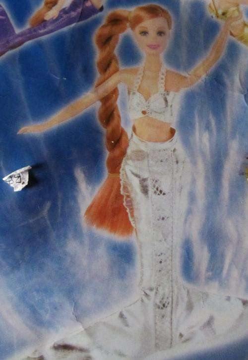 Purple Mermaid Outfit.  Size 4 to 6 years.  To cute