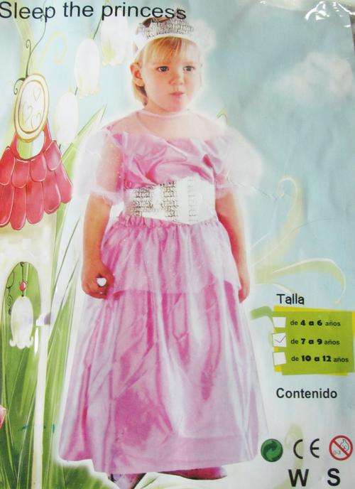 Pink Prinsess Outfit.  Size 7 to 9 years.  To cute