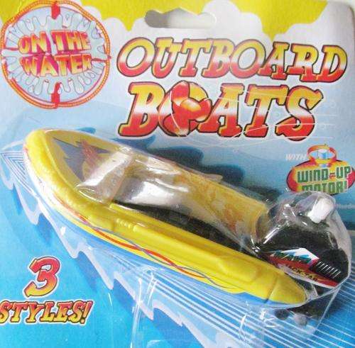 Outboard Boats With Wind-up motor!!! No batteries Needed.