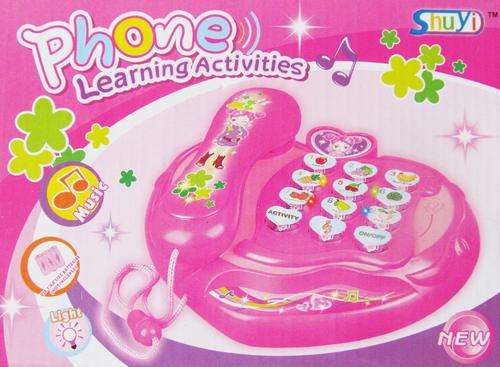 Educational Girls Learning Phone with Lights and Music