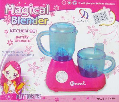 MAGICAL BLENDER kitchen playset . . . Battery Operated, with sound and light.