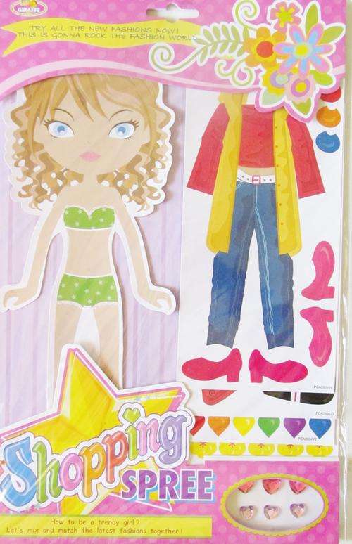 ALL TIME FAVOURITE  Paper Doll set, with accessories and outfits.