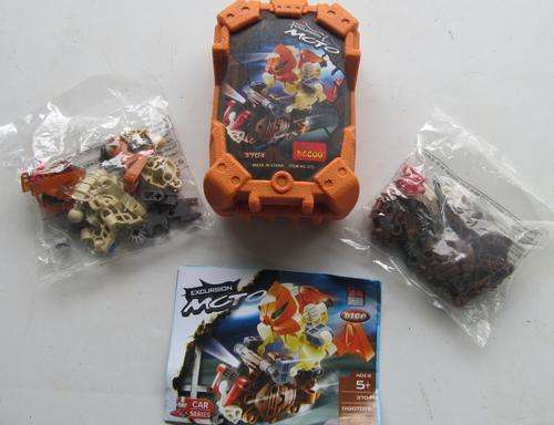 Excursion Moto Building set. In storage case .Collect them all !!! Perfect Stocking Filler!!